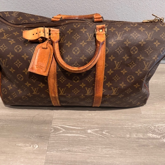 Louis Vuitton Classic Brown Monogram Travel Bag - Picture 1 of 7